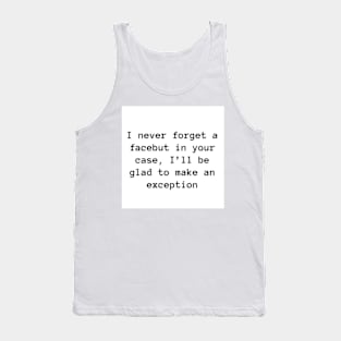 funny humour quotes Tank Top